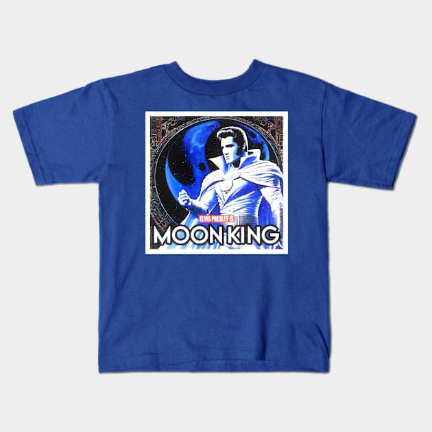 Moon King Kids T-Shirt by Aloha From El Perrito 